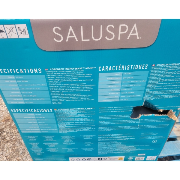 Saluspa Customer Return Inflatable Hot Tub