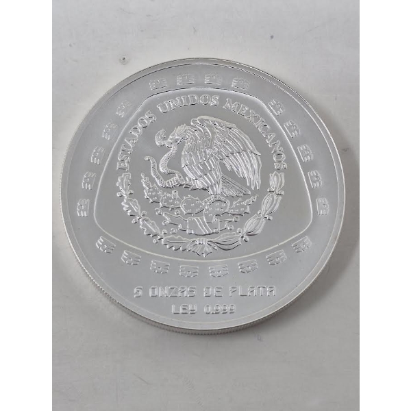 5 Oz .999 Silver 1998 Mexican Libertad Coin 