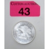 Image 1 : 1 Oz .999 Silver Eagle Silver Trade Unit Round 