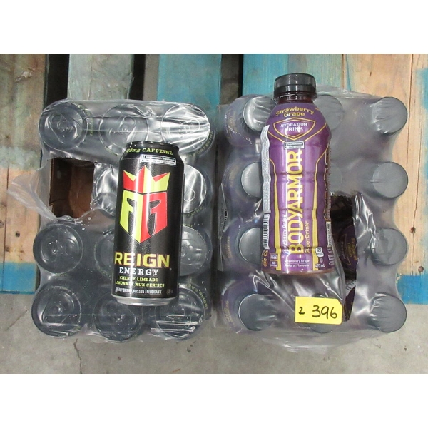 2 Flats of 12 x 473 ml Assorted Energy Drinks