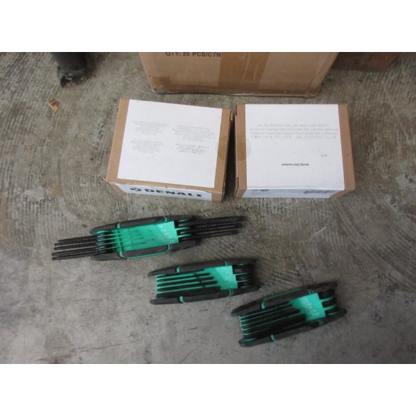 3 New Denali Folding 25 Allen/Hex Key Sets