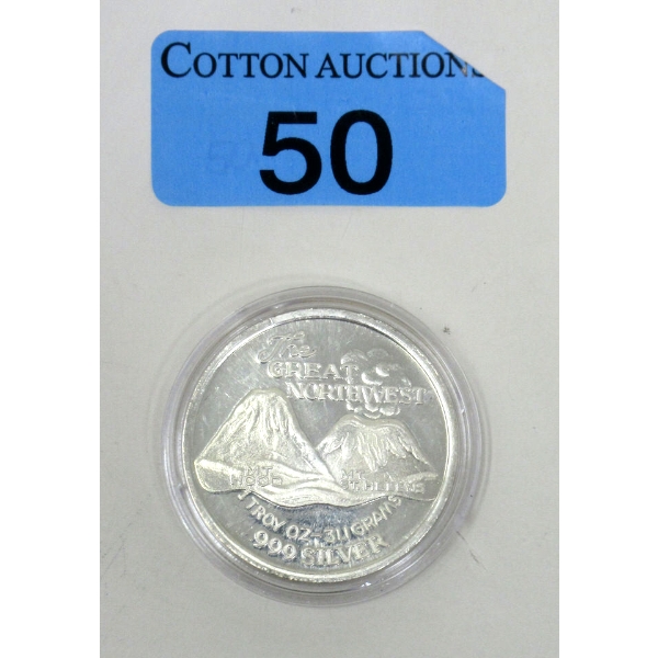 1 Oz .999 Silver The Great Northwest Round 