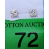 Image 1 : New 14 KT Yellow Gold Cubic Zirconia Earrings