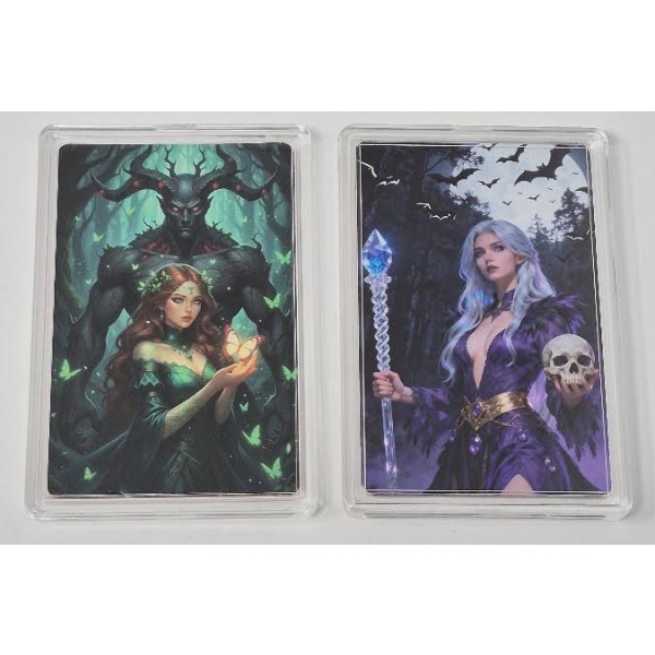2 x 1 Oz .999 Copper Vixens Series Art Bars