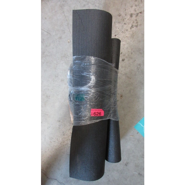 Black Yoga Mat & Oscillating Tower Heater