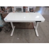 Image 1 : Air Lift Height Adjustable Glass Topped Desk