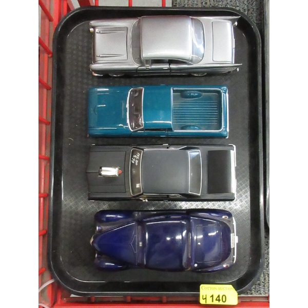 4 Assorted Diecast Car & Truck Models - 1:24 Scale