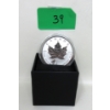 Image 1 : 1 Oz .9999 Silver 2016 Canada Maple Leaf Coin 