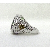 Image 3 : 13.4 Gram New Multi-Gemstone Cluster Ring 