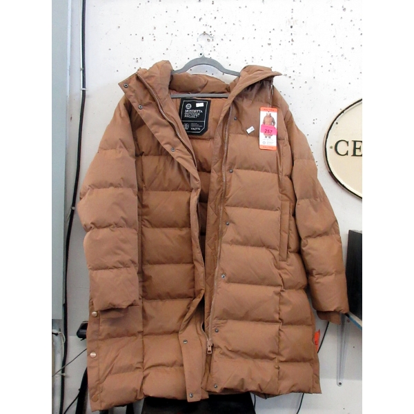Ladies Mondetta Long Puffer Jacket - 2 XL