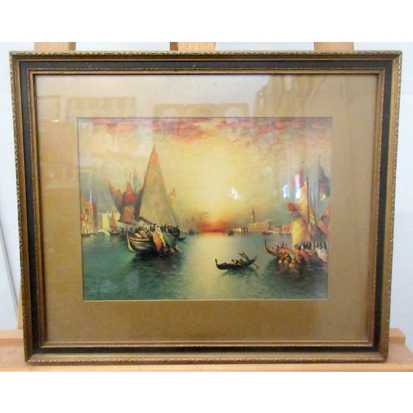 Richard Dey De Ribcowsky Colour Lithograph Print 