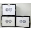 Image 1 : 3 Black "Royal Mint" Bullion Boxes
