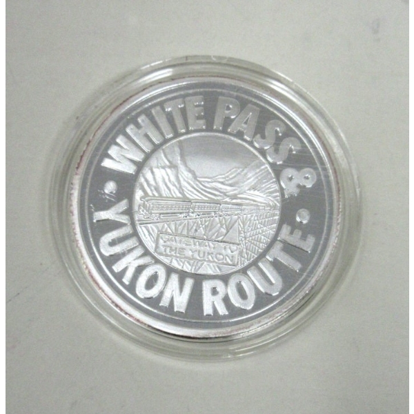 1 Oz White Pass & Yukon Route .999 Silver Round