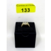 Image 3 : 10 KT Yellow & White Gold 7 Diamond Ring - Size 7