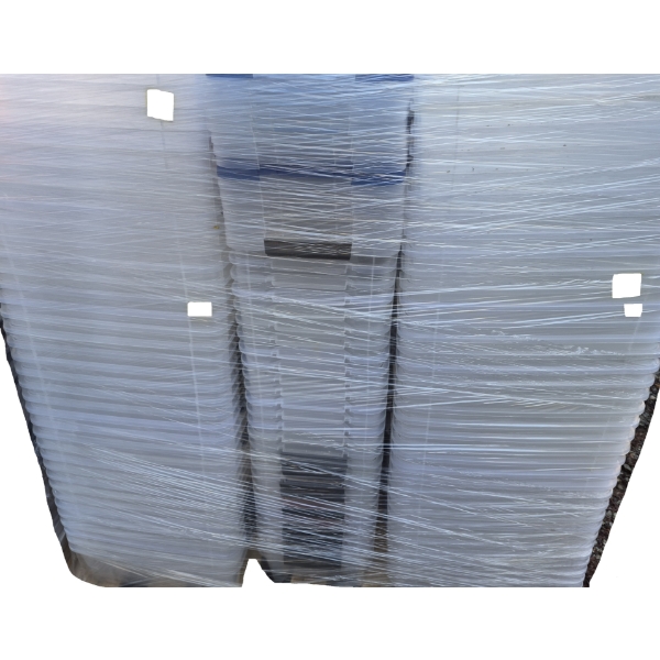 Wrapped Skid Of Plastic Storage Containers