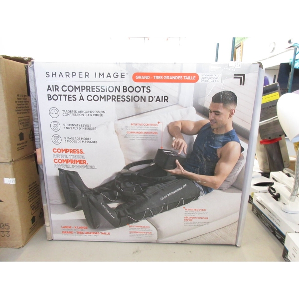 Sharper Image Air Compression Boots - L-XL