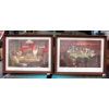 Image 1 : 2 Framed Prints of "Dogs Playing Poker" 