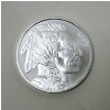 Image 2 : 1 Oz .999 Silver Indigenous/Buffalo Round 