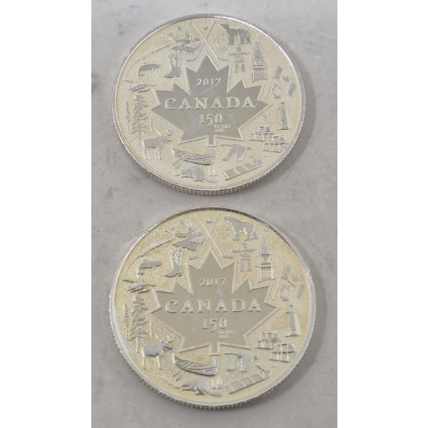 2 x .9999 Silver 2017 Heart Of Our Nation Coins 