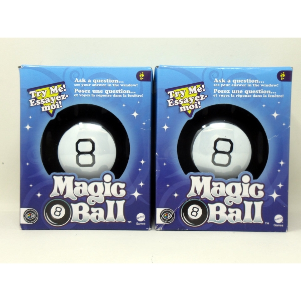 2 New Magic 8 Ball Toys in Boxes