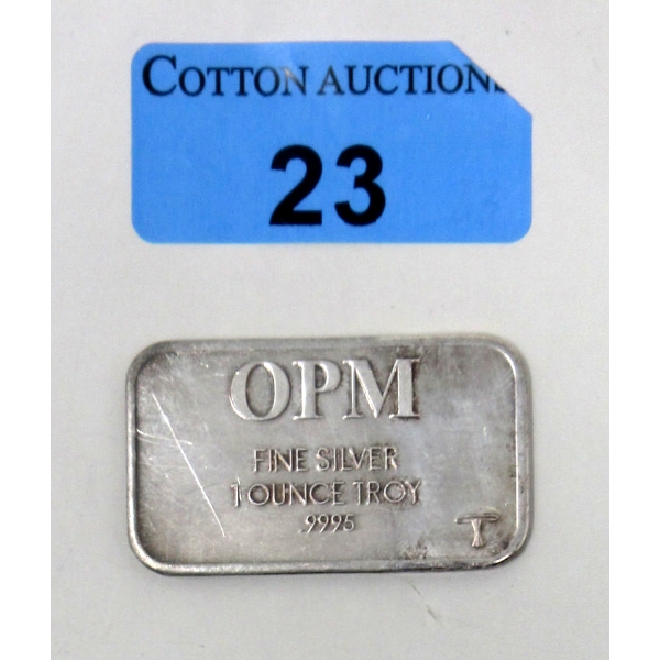 1 Oz .9995 OPM Bar 