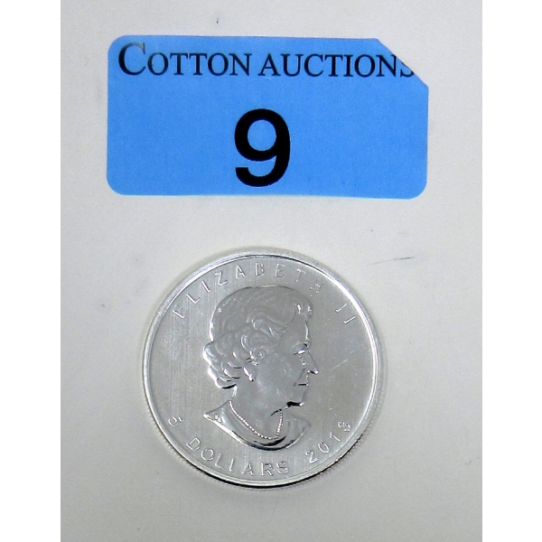 1 Oz .9999 Silver 2013 Maple Leaf Coin 