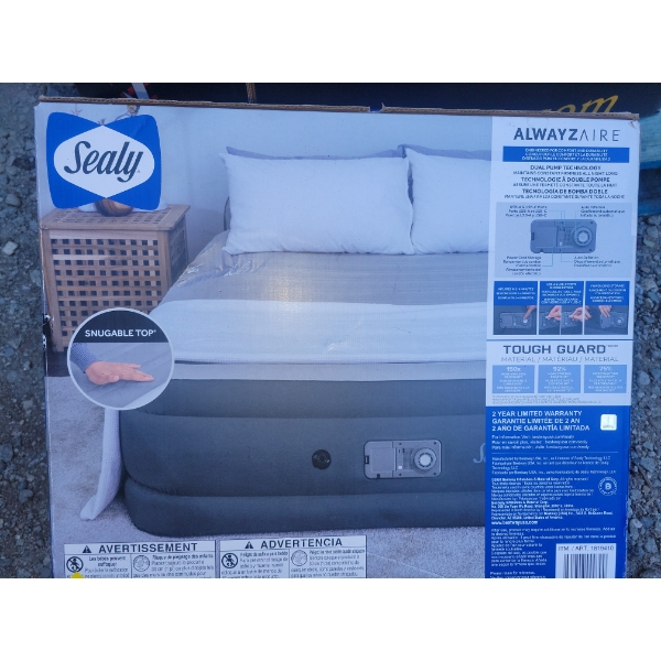 Sealy Inflatable Air Bed - Customer Return 