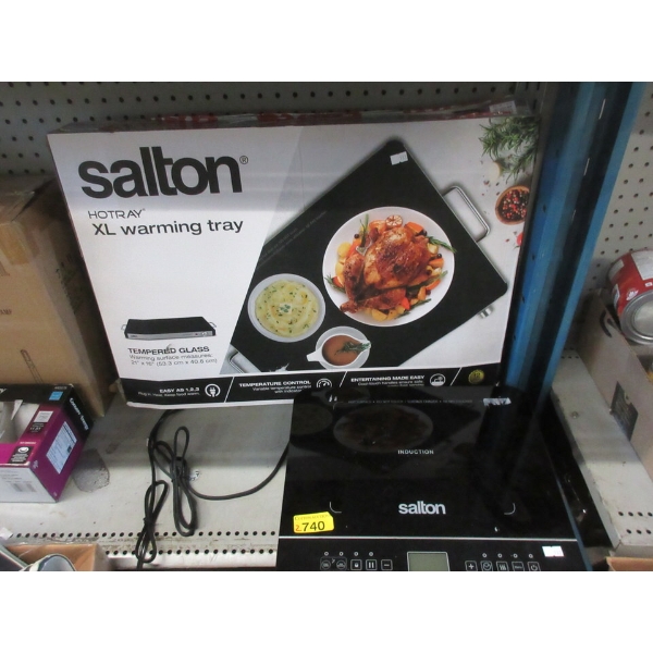 Salton Induction Burner & XL Warming Tray