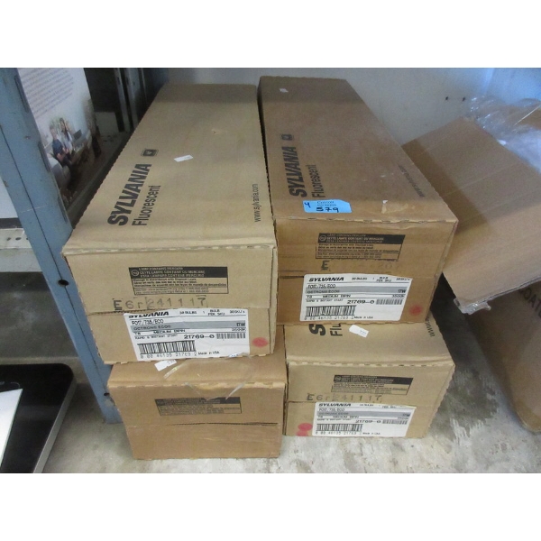 4 Cases Sylvania Fluorescent Light Tubes