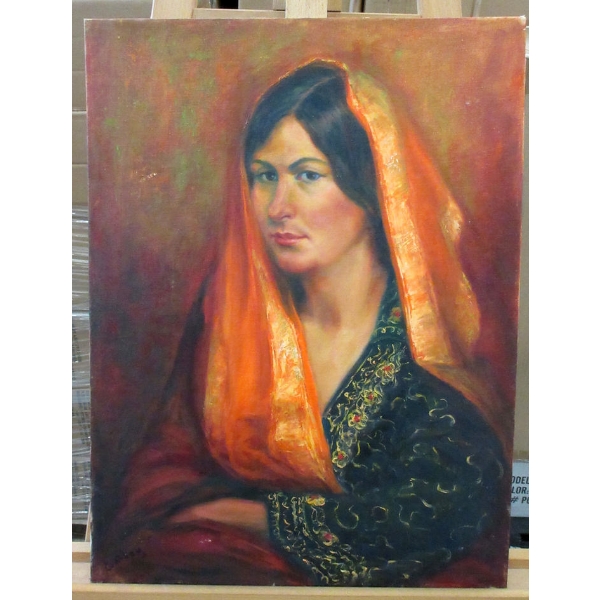 Original Pat Earley Oil on Canvas - Signed