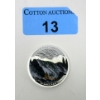 Image 1 : 1 Oz .9999 Silver 2016 Canadian Landscape Illusion: Salmon Coin 