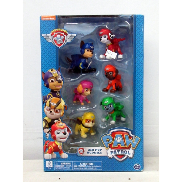 5 New Sets of 6 Paw Patrol "Air Pup Buddies"