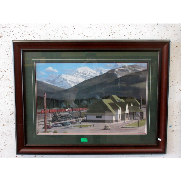 Max Jacquiard Ltd. Edition "Jasper Station" Print