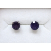 Image 2 : Amethyst & Diamond Ring & Amethyst Stud Earrings