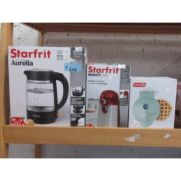 2 Starfrit & 1 Dash Small Kitchen Appliances