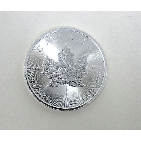 1 Oz .9999 Silver 2021 Maple Leaf Coin 