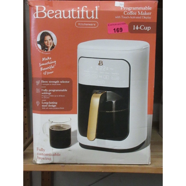 Drew Beautiful 14 Cup Programmable Coffee Maker