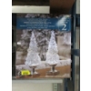 Image 1 : Twin Pack of 12" LED Glitter Trees
