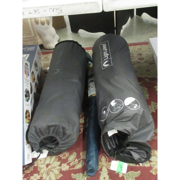 2 Inflatable Sleeping Pads & 1 Pop-Up Umbrella
