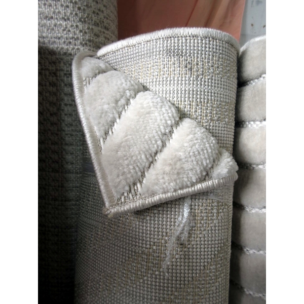 5' x 7' Ivory Soft Touch Patterned Area Carpet