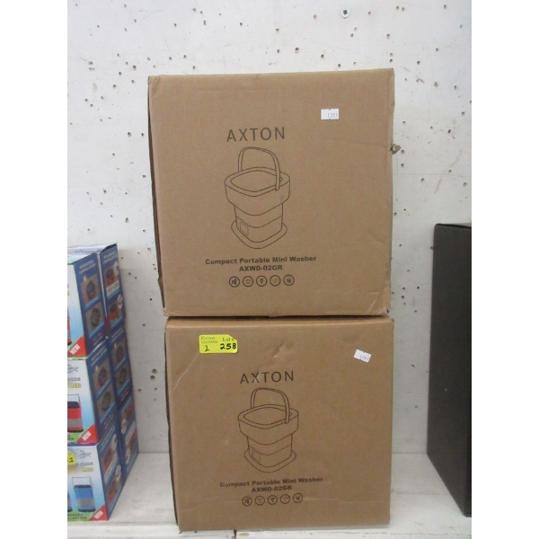 2 Compact Portable Mini Washing Machines