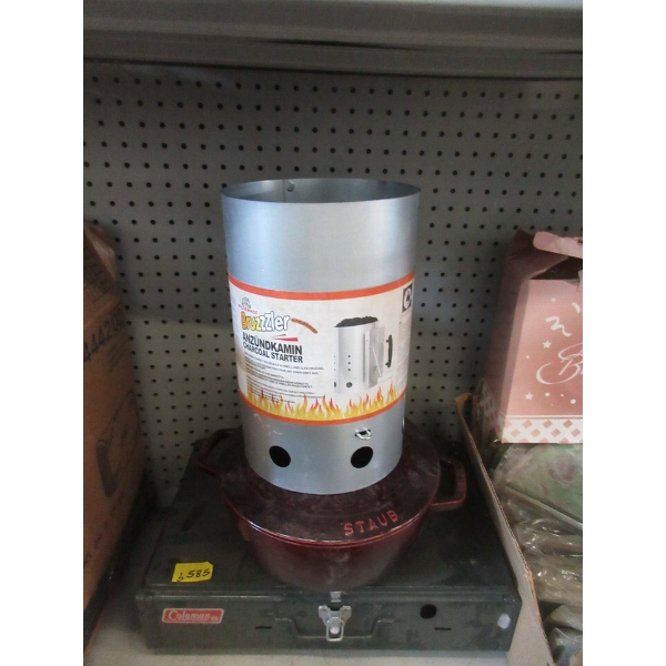 Coleman Stove, Dutch Oven & Charcoal Starter