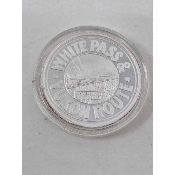 1 Oz .999 Silver 1993 White Pass & Yukon Route Round 