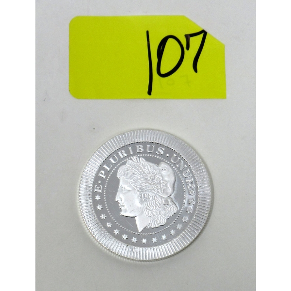 1 Oz .999 Silver E.Pluribus.Unum Round 