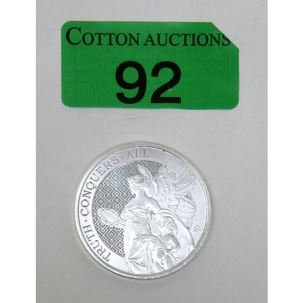 1 Oz .999 Silver 2022 "Truth Conquers All" Coin 