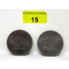 Image 1 : 2 x 1 Oz .999 Fine Titanium Buffalo USA Rounds 