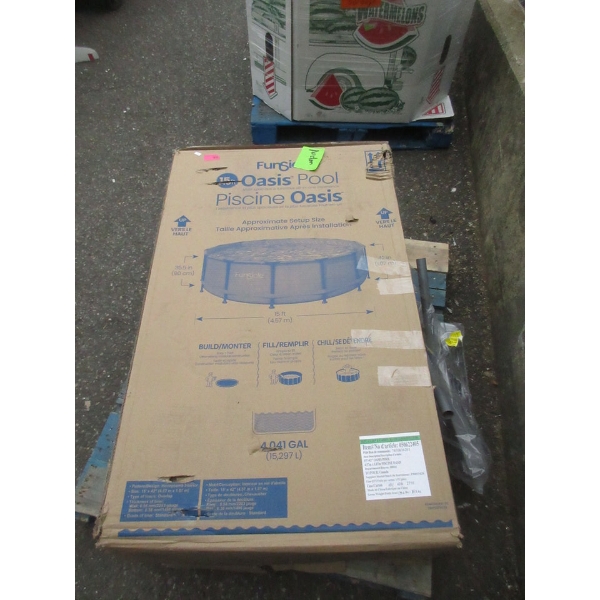 Funsicle 15' Round Above Ground Pool 