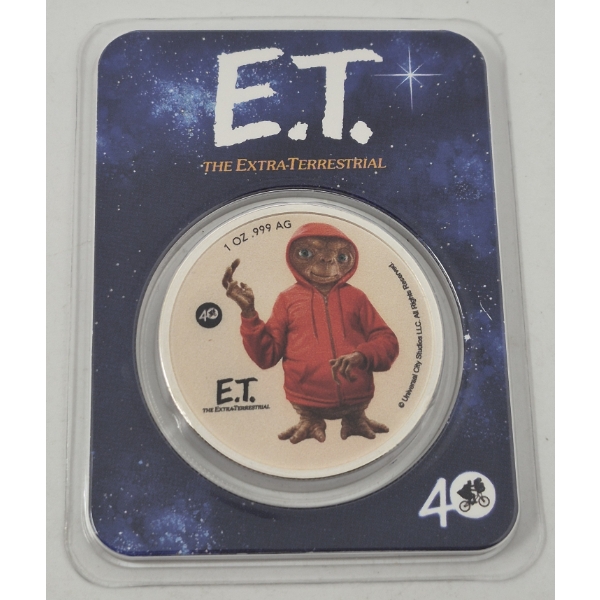 1 Oz .999 Silver 2022 E.T. 40th Anniversary Coin