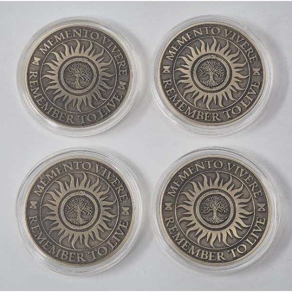 4 x Momento Mori Metal Rounds