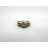 Image 2 : 14 KT Yellow Gold Floral Halo Motif Diamond Ring